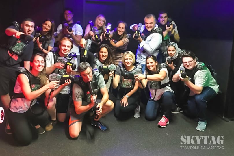 Corporate events and meetings SkyTag Montreal team building DDO