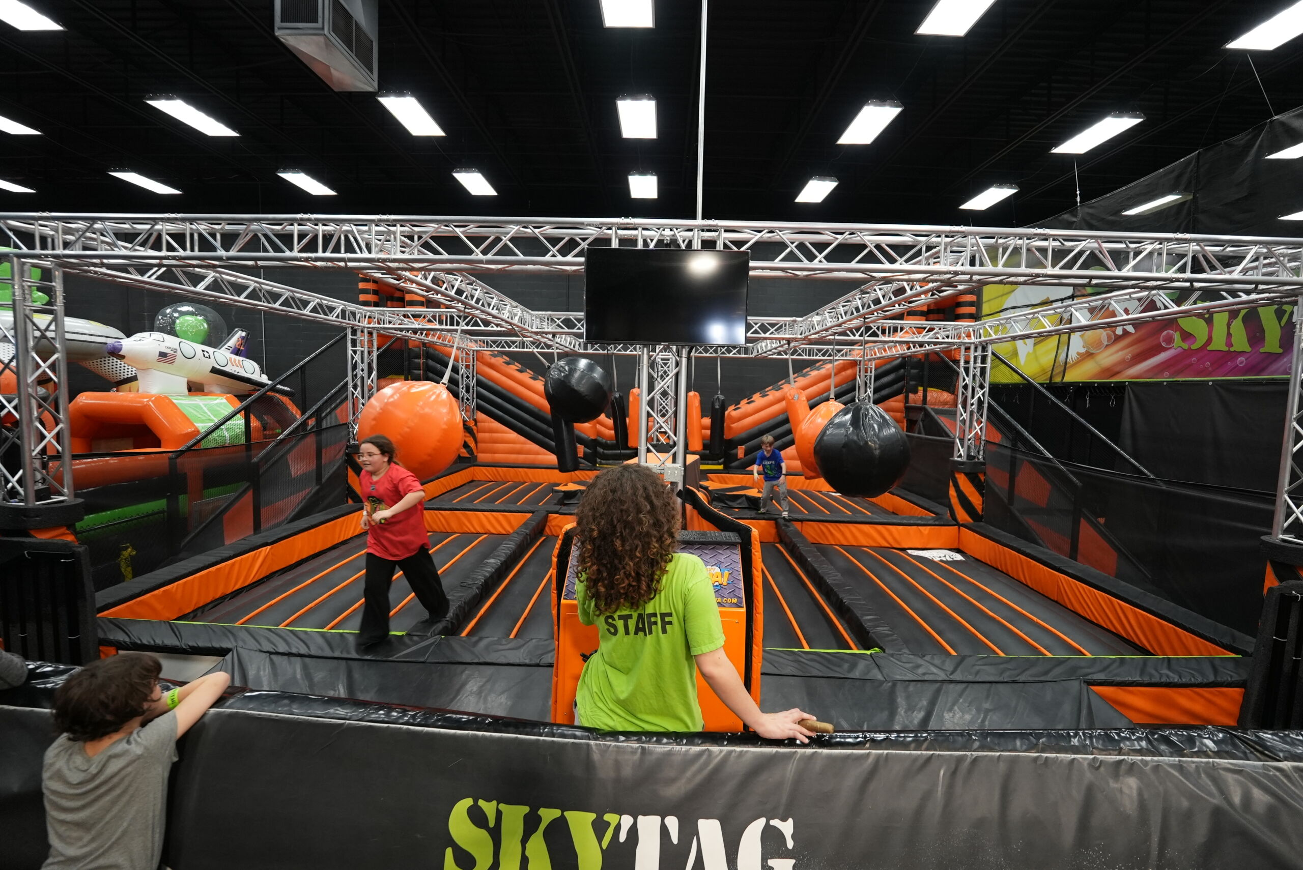 Safe supervised family fun SkyTag Montreal trampoline park